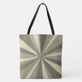 Geometrische semi-transparante balken op elke kleu tote bag