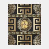 Geometrische Siciliaanse trinacria Fleece Deken (Voorkant)