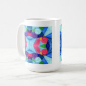 Geometrische Skittles-Mok Koffiemok (Voorkant links)