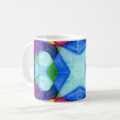 Geometrische Skittles-Mok Koffiemok (Voorkant links)