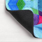 Geometrische Skittles Mousepad Muismat (Hoek)