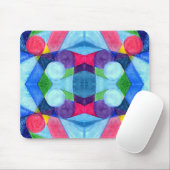 Geometrische Skittles Mousepad Muismat (Met muis)