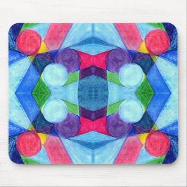 Geometrische Skittles Mousepad Muismat
