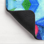 Geometrische Skittles Mousepad Muismat (Hoek)