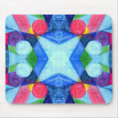 Geometrische Skittles Mousepad Muismat (Voorkant)