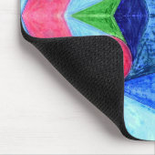 Geometrische Skittles Mousepad Muismat (Hoek)