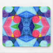 Geometrische Skittles Mousepad Muismat (Voorkant)