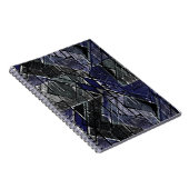 Geometrische slijpdruk notitieboek (Rechterzijde)