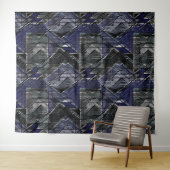 Geometrische slijpdruk wandkleed (In Situ (horizontaal))