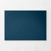 Geometrische Snowflake Vakantie Groet Drieluik Wenskaart (Cover)