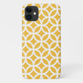 Geometrische Solar Yellow iPhone, Plus en Pro hoes (Achterkant)
