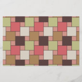 Geometrische spice-kast briefpapier (Voorkant)