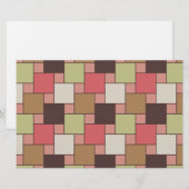 Geometrische spice-kast briefpapier (Voorkant / Achterkant)