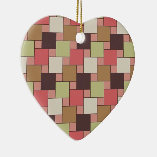 Geometrische spice-kast keramisch ornament (Rechts)