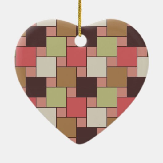 Geometrische spice-kast keramisch ornament (Achterkant)