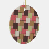 Geometrische spice-kast keramisch ornament (Rechts)