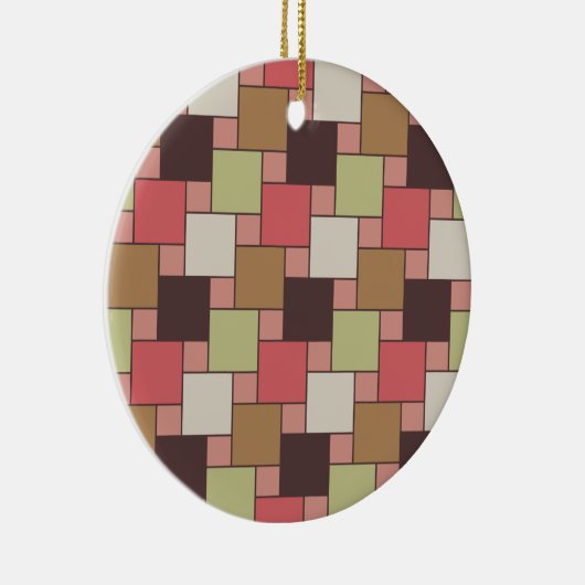 Geometrische spice-kast keramisch ornament (Rechts)