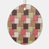 Geometrische spice-kast keramisch ornament (Links)