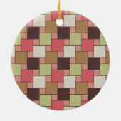 Geometrische spice-kast keramisch ornament (Achterkant)