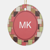 Geometrische spice-kast keramisch ornament (Links)