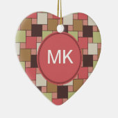 Geometrische spice-kast keramisch ornament (Rechts)