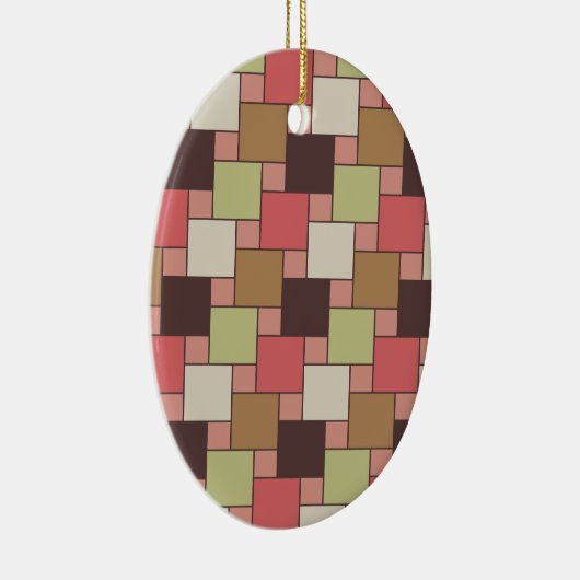 Geometrische spice-kast keramisch ornament (Rechts)