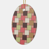 Geometrische spice-kast keramisch ornament (Links)