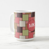 Geometrische spice-kast koffiemok (Voorkant links)