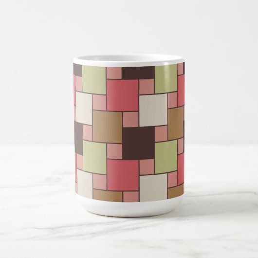 Geometrische spice-kast koffiemok (Center)