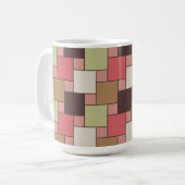 Geometrische spice-kast koffiemok (Voorkant links)