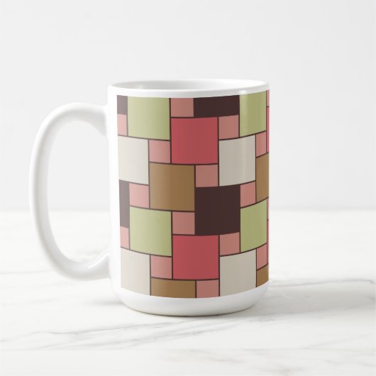 Geometrische spice-kast koffiemok (Links)