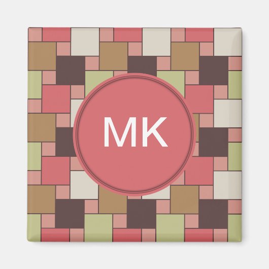 Geometrische spice-kast magneet (Voorkant)