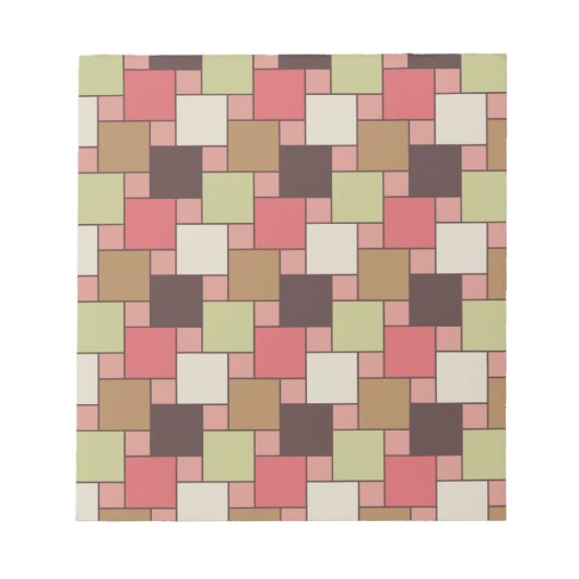 Geometrische spice-kast notitieblok (Voorkant)