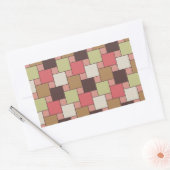 Geometrische spice-kast rechthoekige sticker (Envelop)