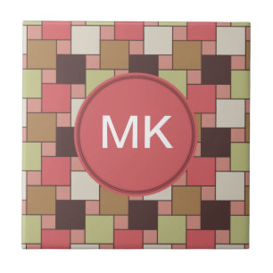 Geometrische spice-kast tegeltje