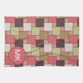 Geometrische spice-kast theedoek (Horizontaal)