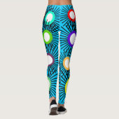 Geometrische Spike Balls Leggings (Achterkant)
