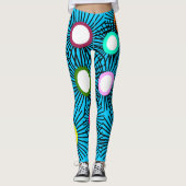 Geometrische Spike Balls Leggings (Voorkant)