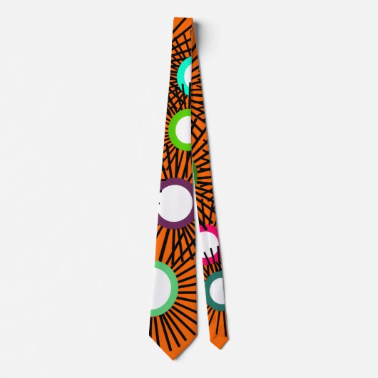 Geometrische Spike Balls Stropdas (Voorkant)