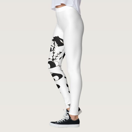 Geometrische spiraal Leggings - Visionaire Mode St (Links)