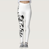 Geometrische spiraal Leggings - Visionaire Mode St (Voorkant)