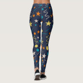 Geometrische splash leggings (Achterkant)