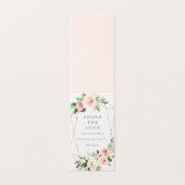 Geometrische Spring Romance Deel het Love Table Si Kaart (Buitenkant ongevouwen)