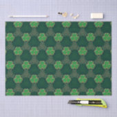 Geometrische St Patricks Day Keltische Triskele Sh Tissuepapier (Craft)