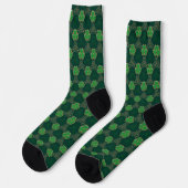 Geometrische St. Patrick's Day Keltische Triskele Sokken (Links)
