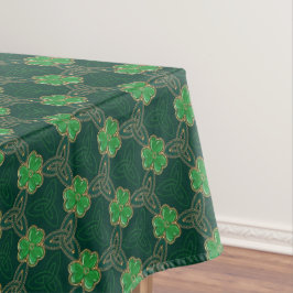 Geometrische St. Patrick's Day Keltische Triskele Tafelkleed