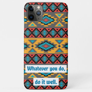 Geometrische stamverwante quote Case-Mate iPhone case