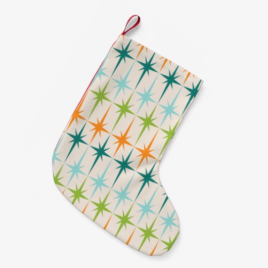  Geometrische Starbursten kerststeniging Kleine Kerstsok (Voorkant (Hangend))