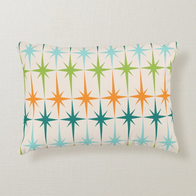  geometrische Starbursts Accent Pillow Kussen (Voorkant)