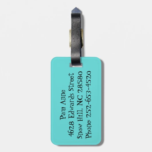  Geometrische Starbursts Bagagelabel (Achterkant verticaal)